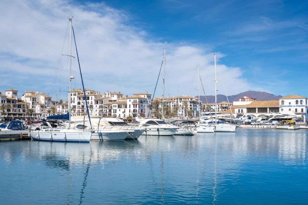 15 First Line Penthouse With Wonderful Seaview Near Duquesa Golf Manilva Andalucia 아파트 외부 사진