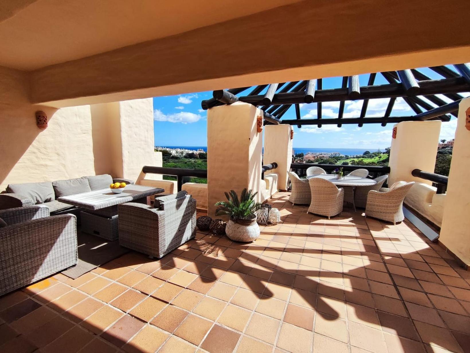 15 First Line Penthouse With Wonderful Seaview Near Duquesa Golf Manilva Andalucia 아파트 외부 사진